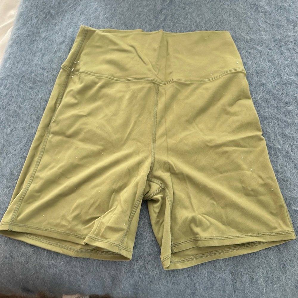 WeWoreWhat Green Biker Shorts